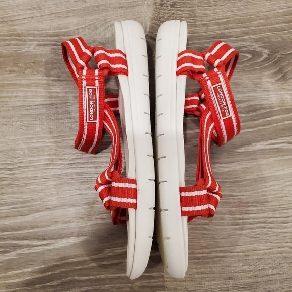 NEW London Fog Shore Club Strap Sandals - Picture 5 of 6